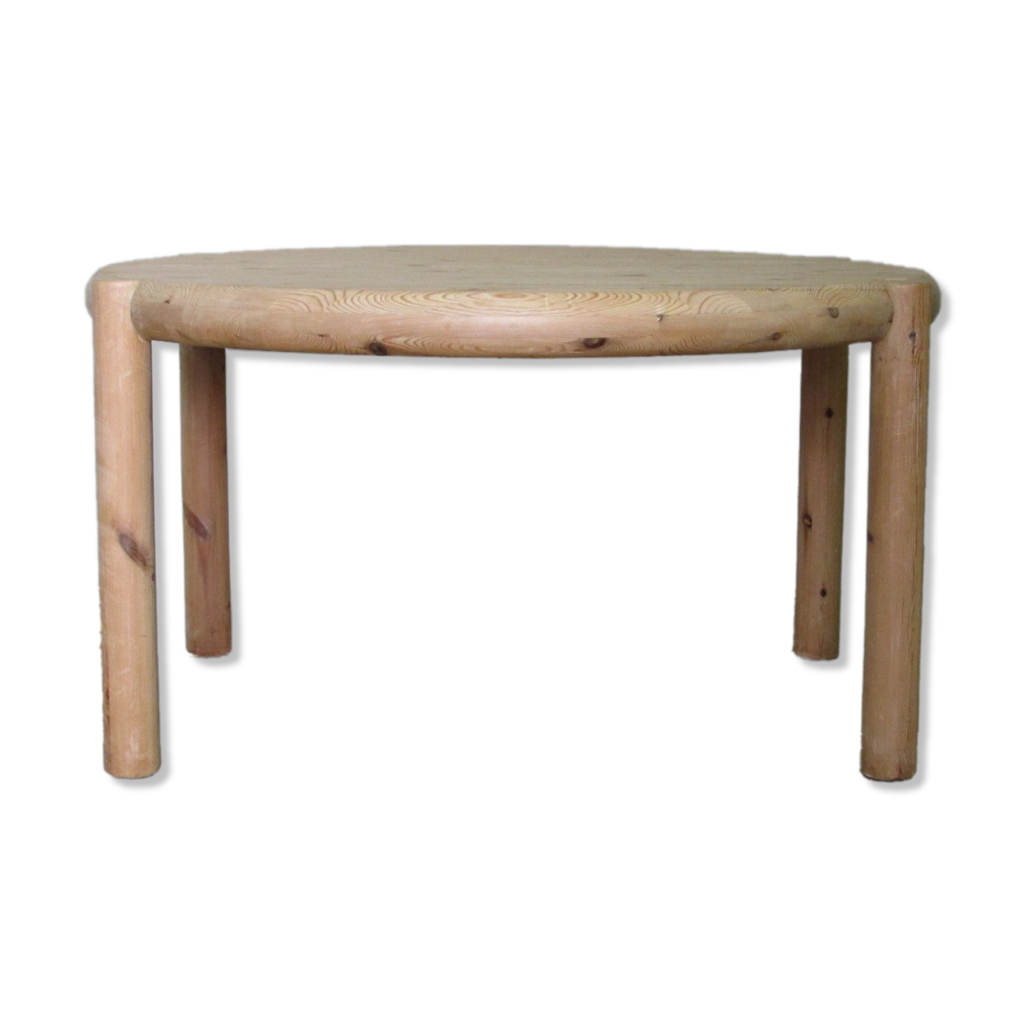 Table à manger en pin massif par Rainer Daumiller pour Hirtshals Savværk - 1971