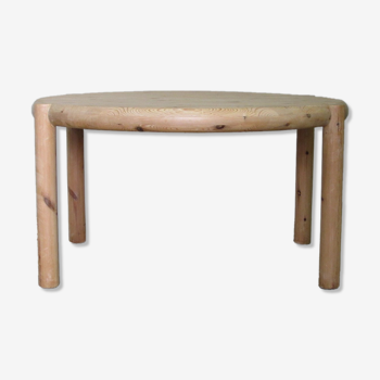 Table à manger en pin massif par Rainer Daumiller pour Hirtshals Savværk - 1971