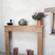 Fireplace mantle XIX l130xh103cm in fir