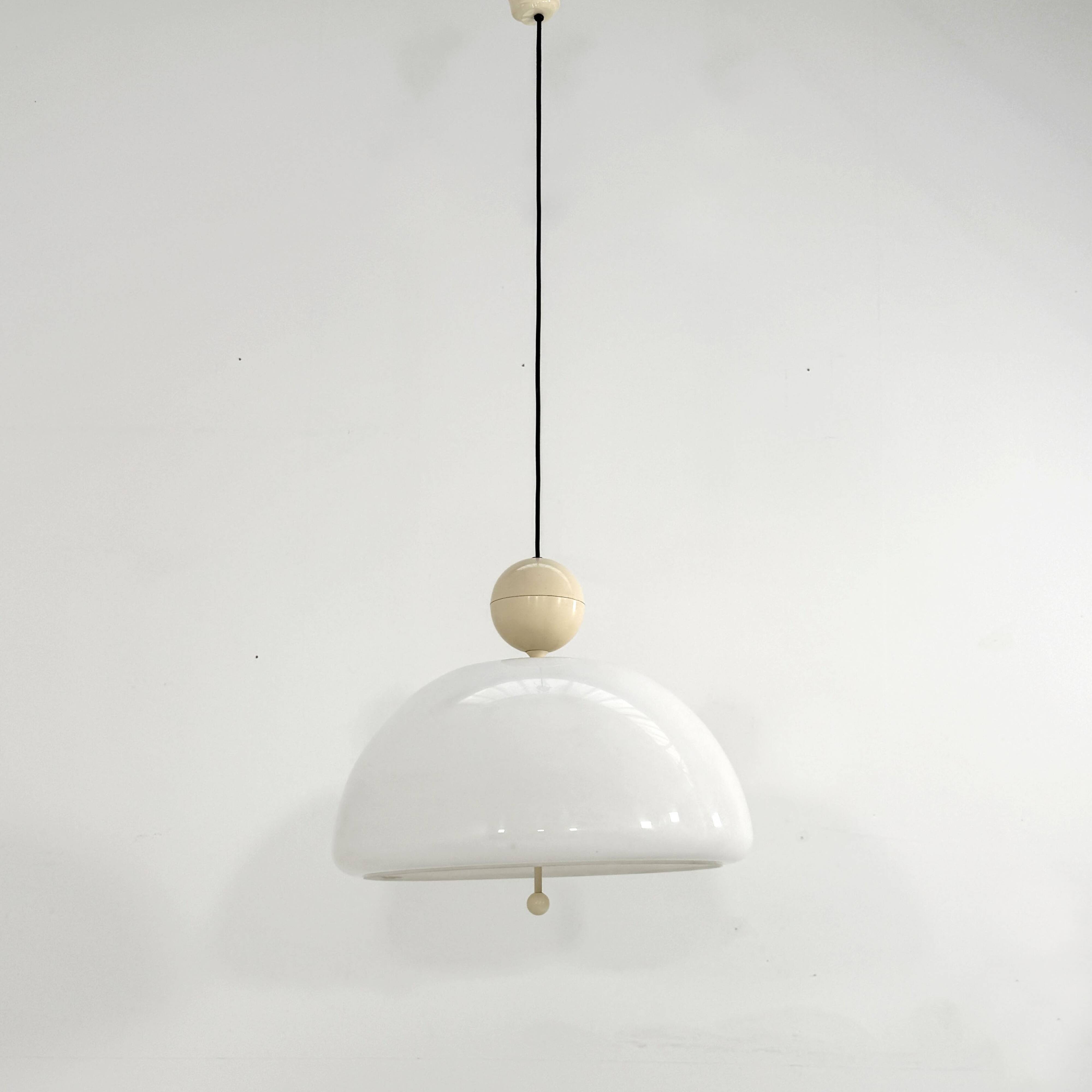 Suspension Saliscendi par Elio Martinelli pour Martinelli Luce, 1970