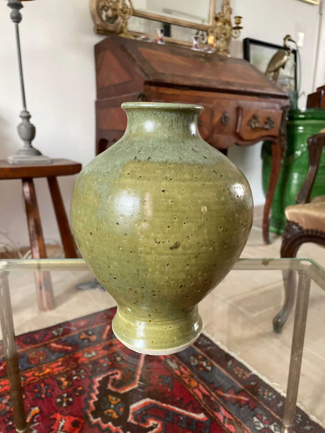 Vase vintage grès La Borne