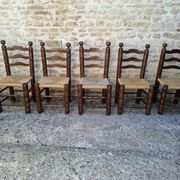 Chaises style Charles Dudouyt