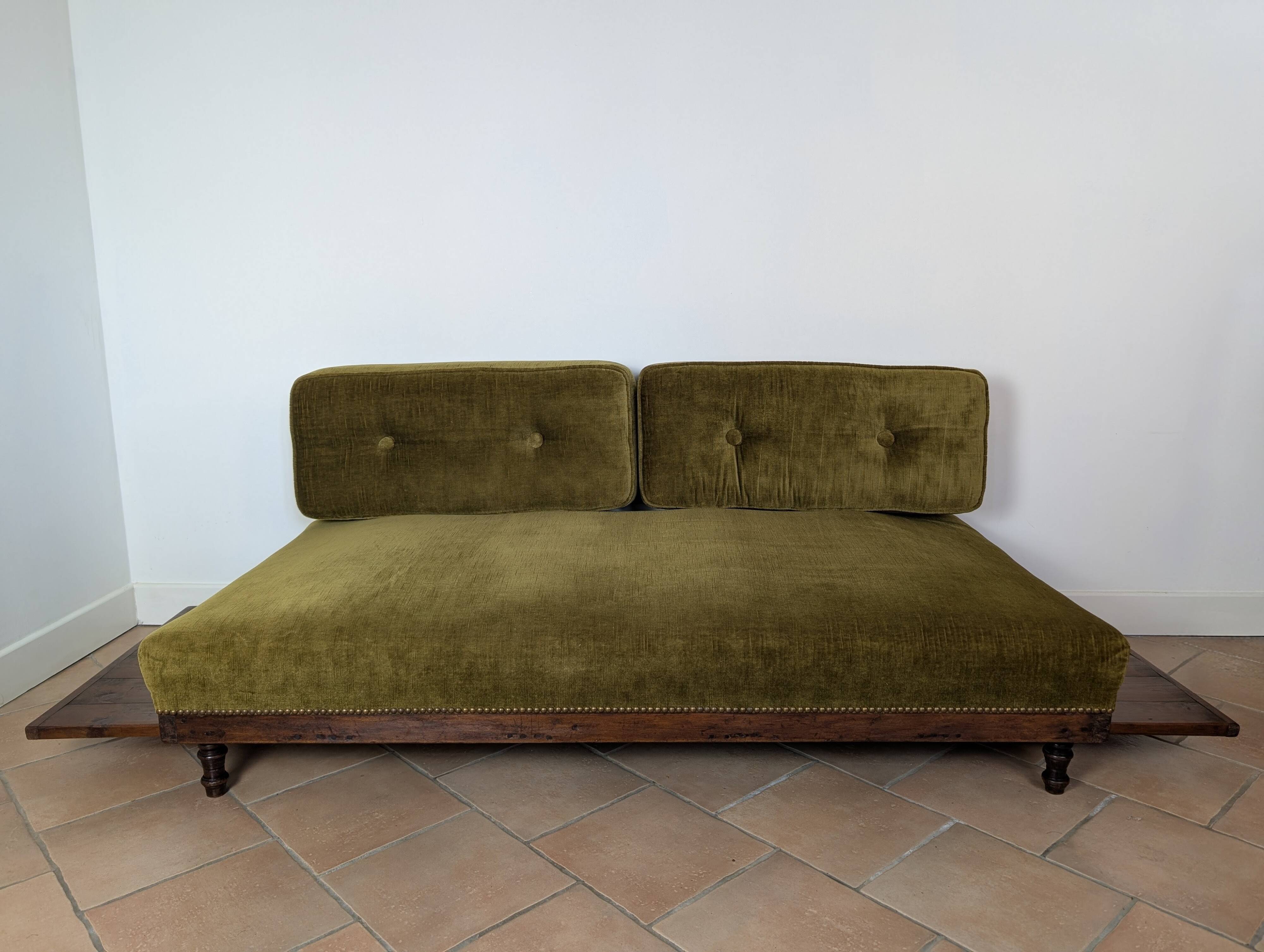 Canapé Day Bed velours