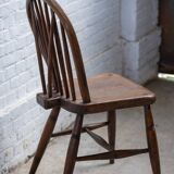 Early Charles Gibbons Windsor Chair in Elm, 1889 High Wycombe