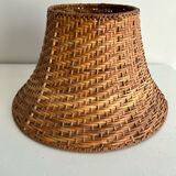 Rattan lampshade