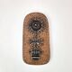 Vintage ceramic wall plaque 1960 MH Bataille