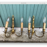 Lot 4 golden wall light perfect condition