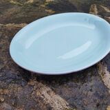 Semi-porcelain dish Céranord celadon green