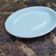 Semi-porcelain dish Céranord celadon green