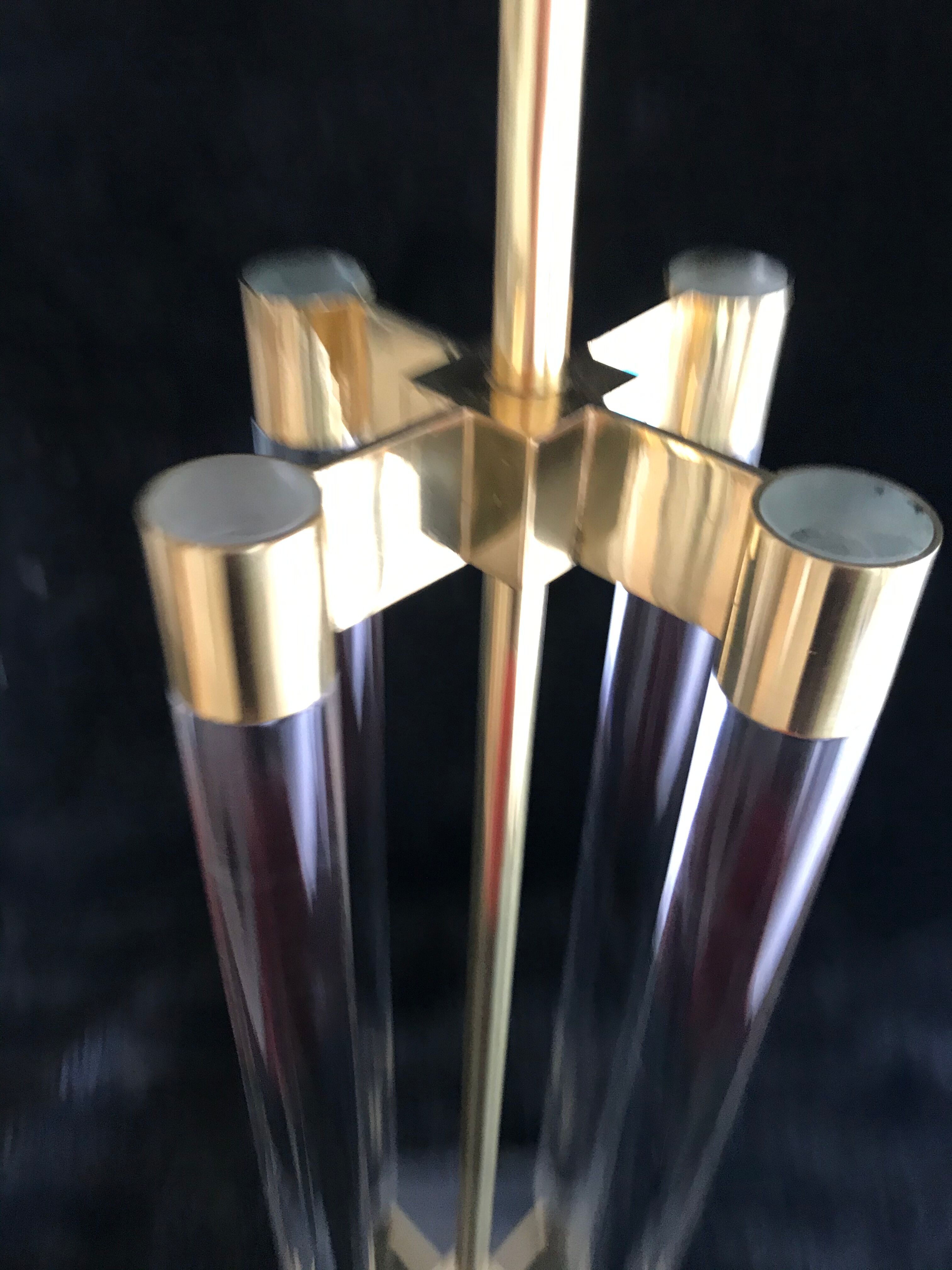 Metacrilique table lamp XXL 1970