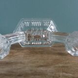 Art Deco chandelier/candlestick, Buder crystal, 1930