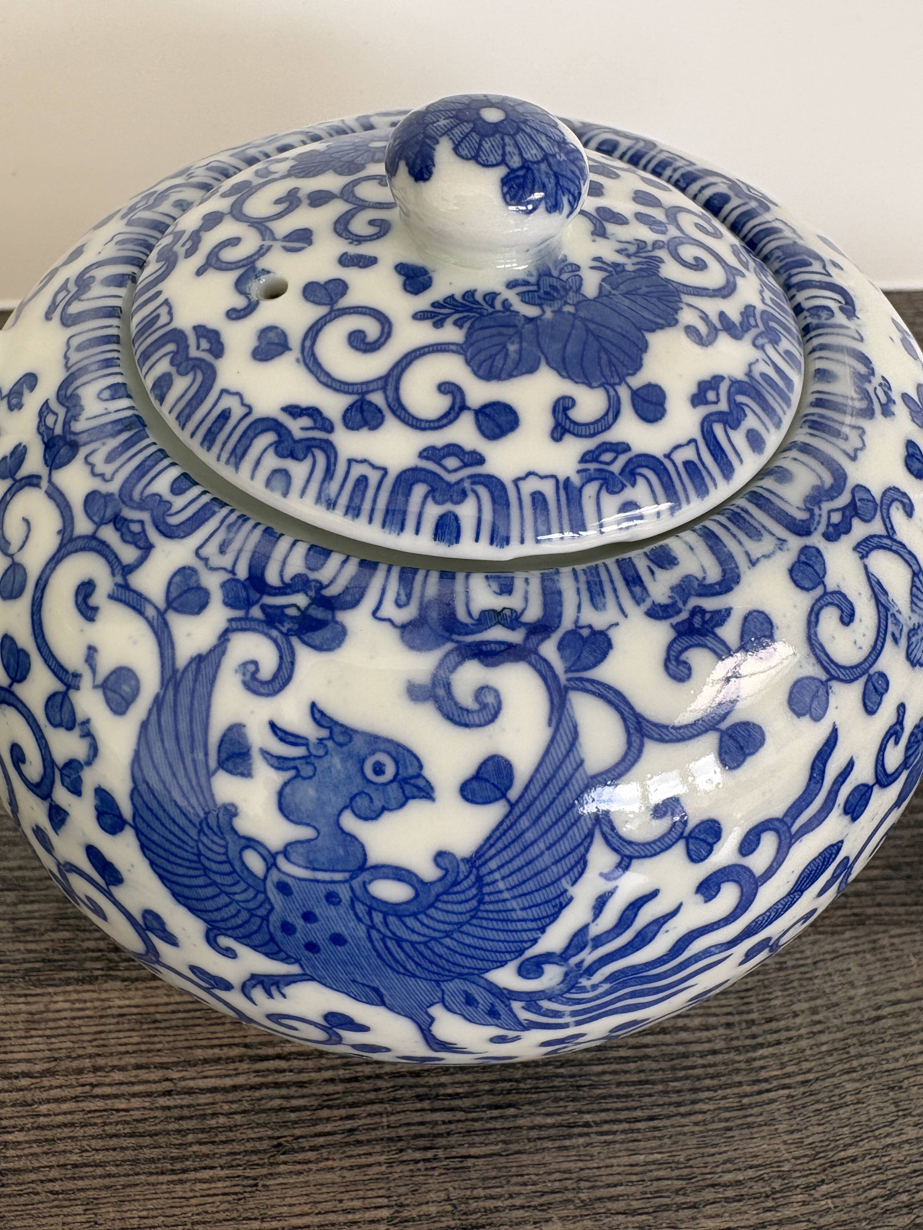 Ancient Japanese tea service Phoenix Decor – Early 20th century
