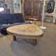 Table basse vintage Barrois Vallauris