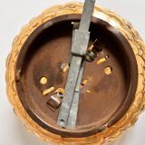 Helena Tynell golden glass wall light ceiling fixture 1970