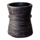Chokha - Pot gravé en bois n°1