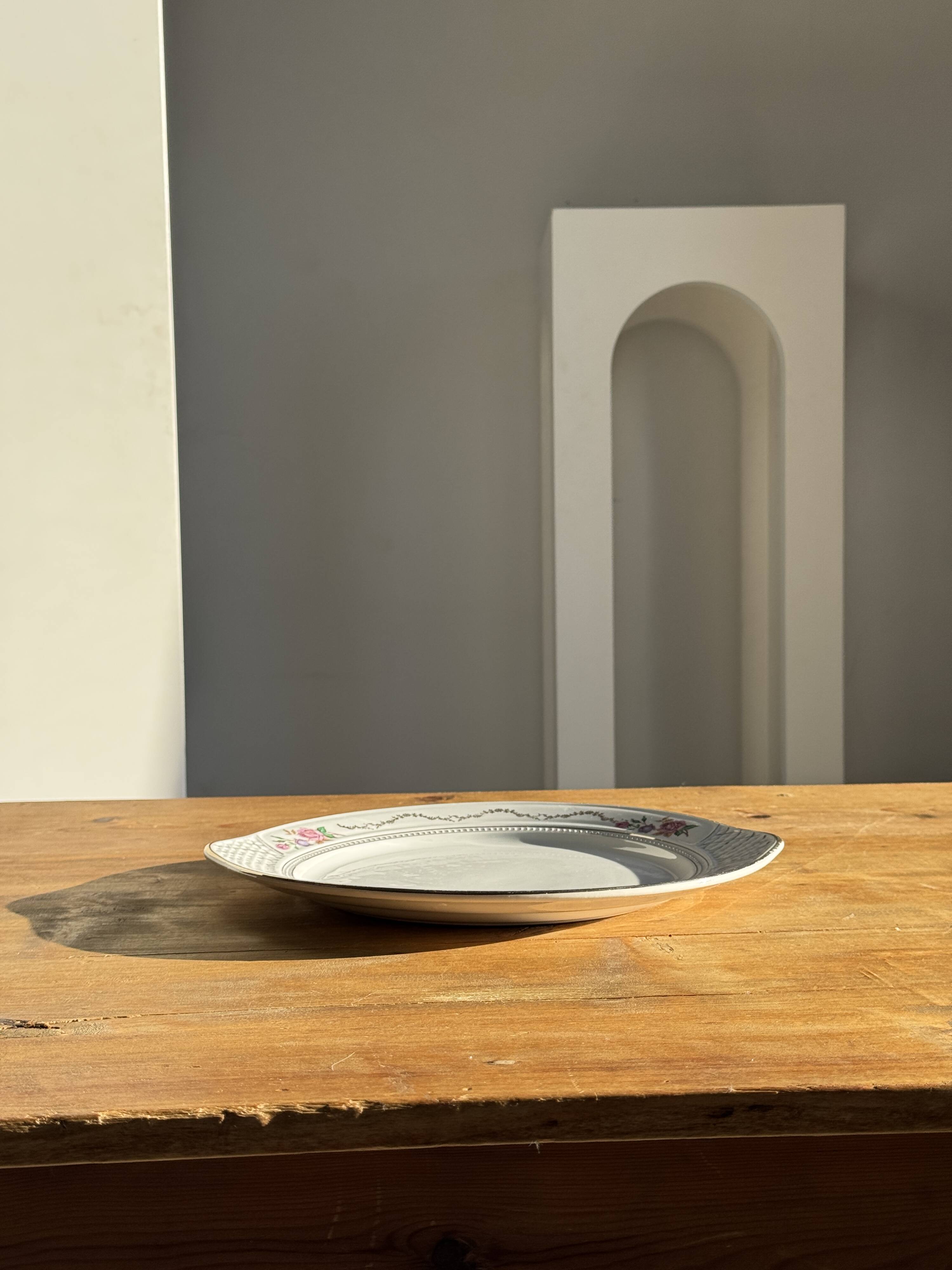 L'Amandinoise rose gold tart dish D30