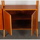Vintage Czech design wall unit from the 1970s