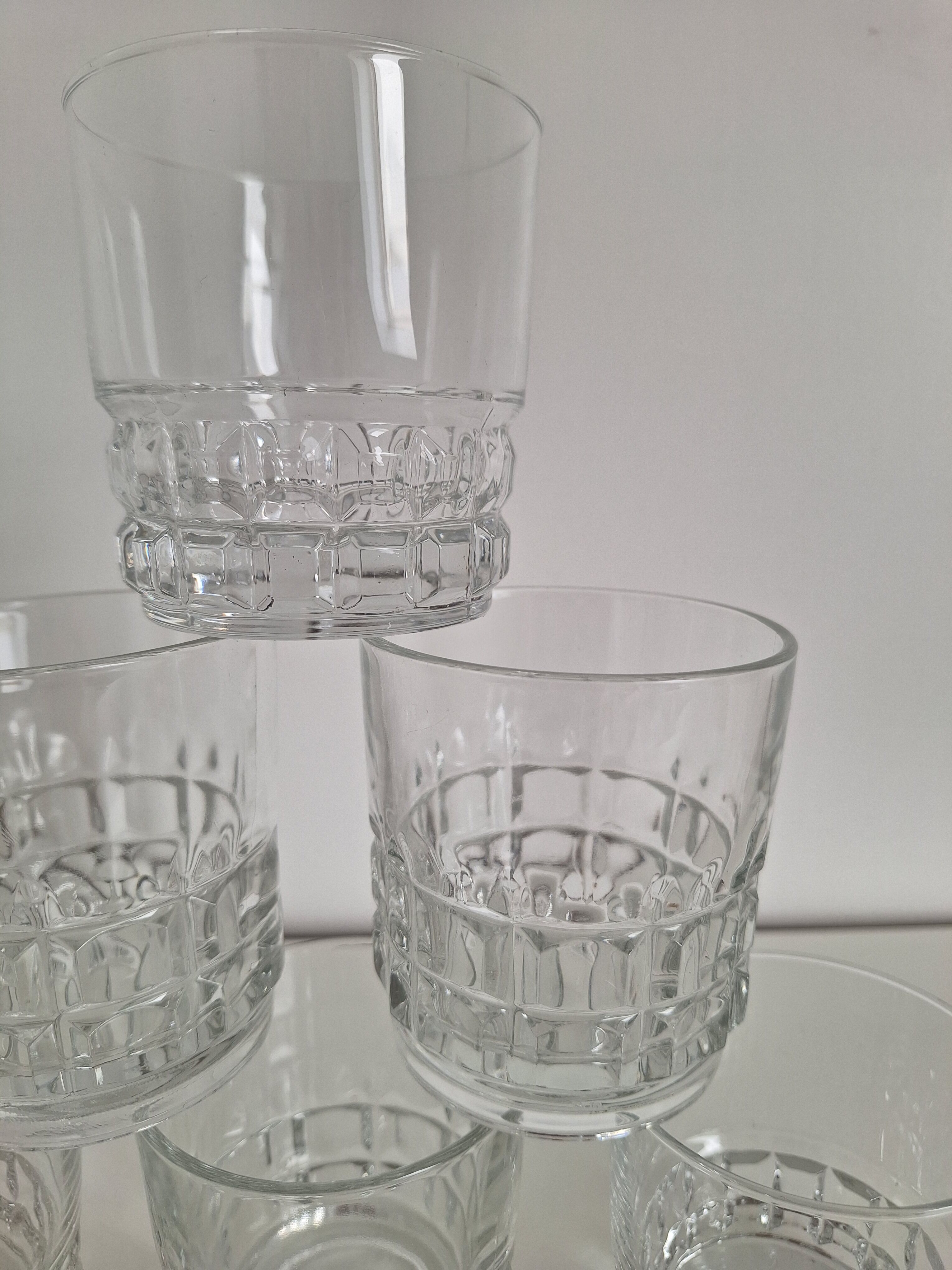 Art deco whiskey glasses