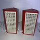 Pair of metal wall lights IKEA type V204 red