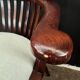 Wycombe English office chair - Dark wood