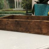 Old wooden box of industrial workshop