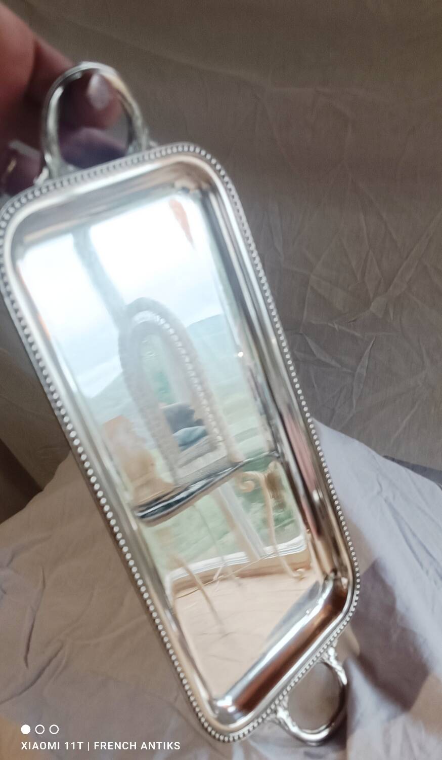 Silver-plated metal liqueur service, Roux Marquiant Silversmithing