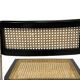 Chaise vintage Cesca style modèle B32 en chrome et noir