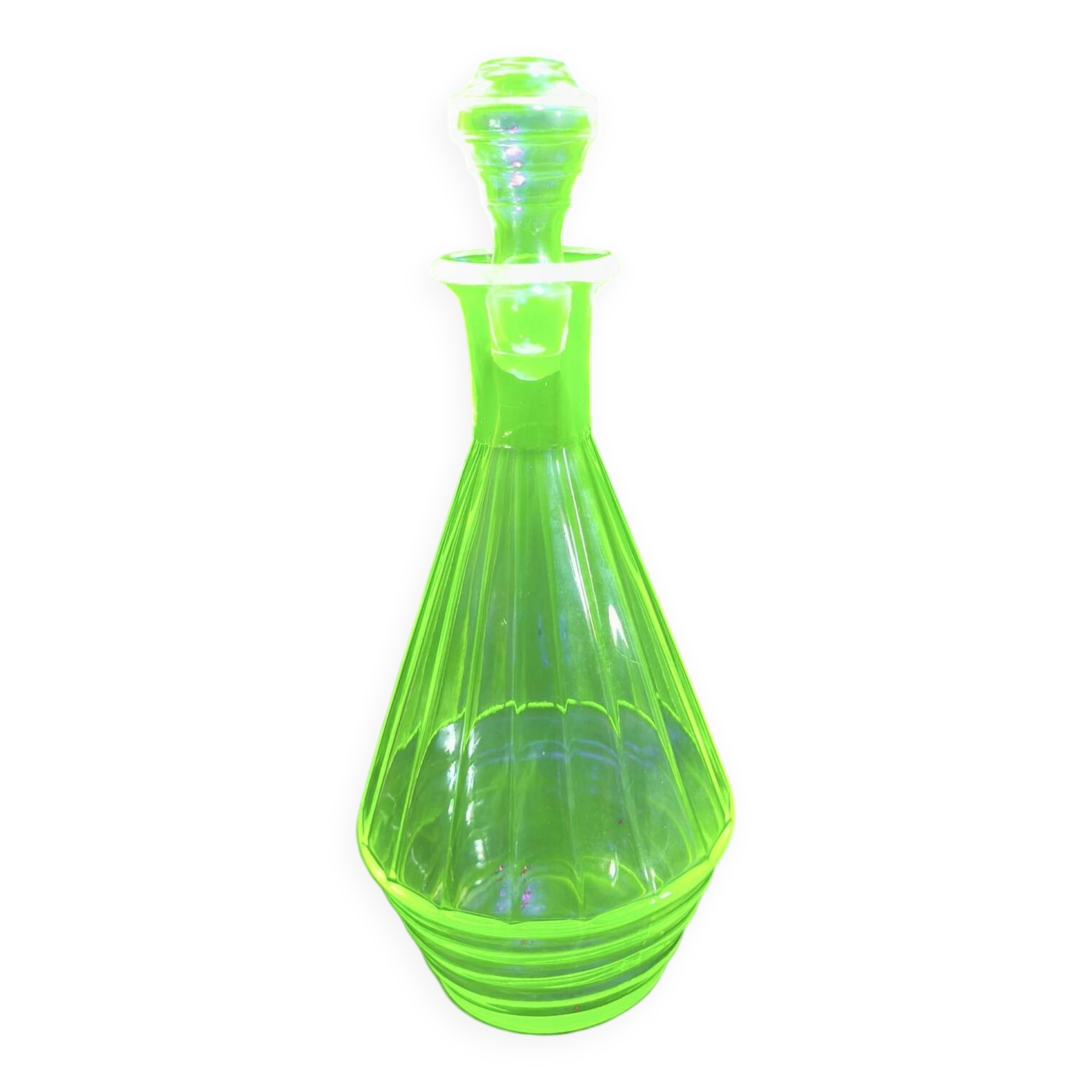 Art Deco liqueur service in opaline