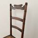 English antique children's high chair, 1900s