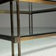 Table basse en verre vintage