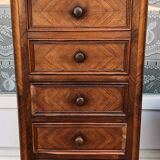 Bedside above marble with a niche and 4 drawers