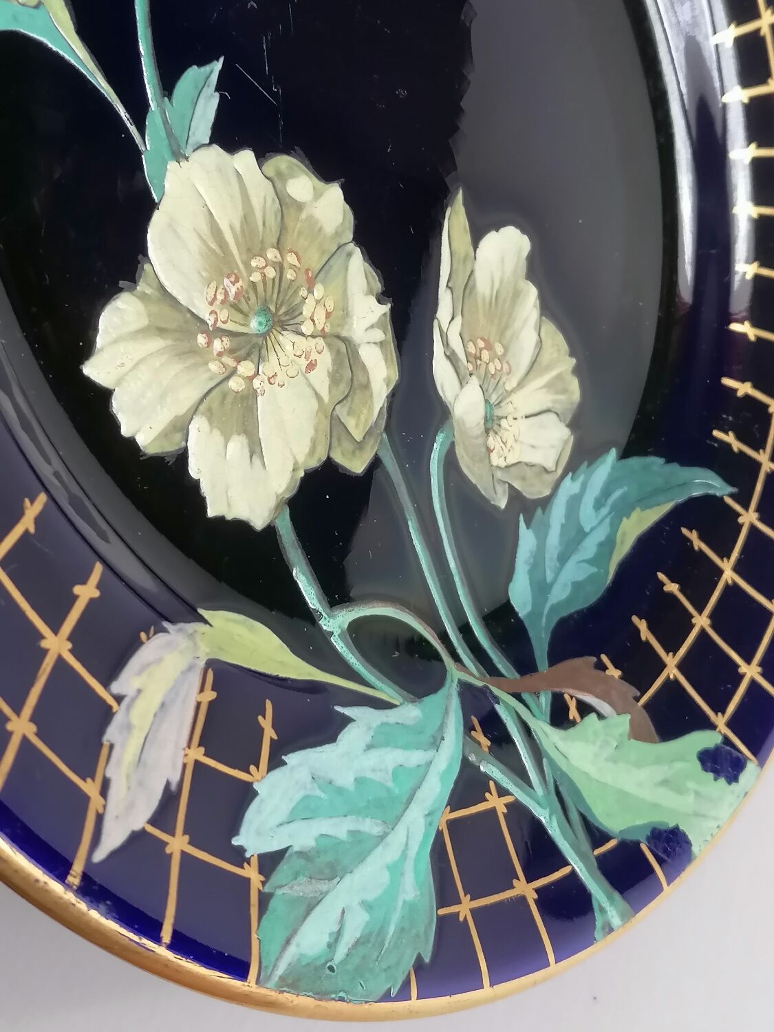 19th century plate signed HB Choisy