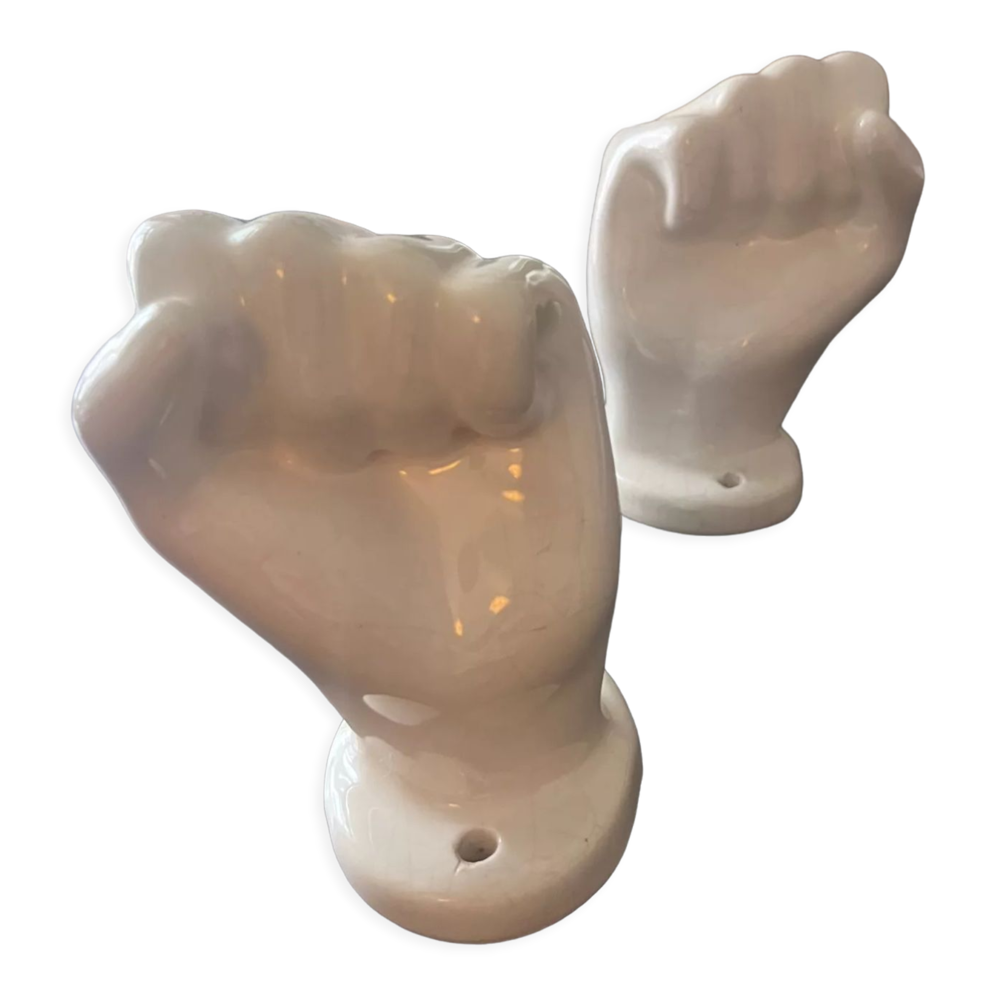 Pair of candle holders