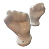 Pair of candle holders