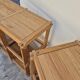 Pair of vintage pine bookshelf units in Maison Regain design from the 1970s.