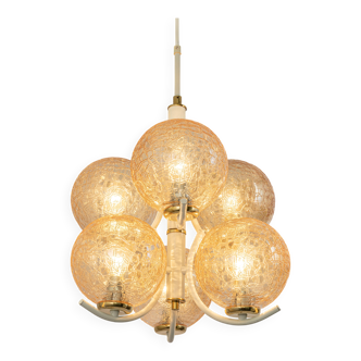 Six-armed chandelier by Richard Essig, Germany, 1960s.