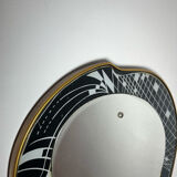 Decorative brass mirror