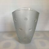 Vase polka dots Italy round in relief