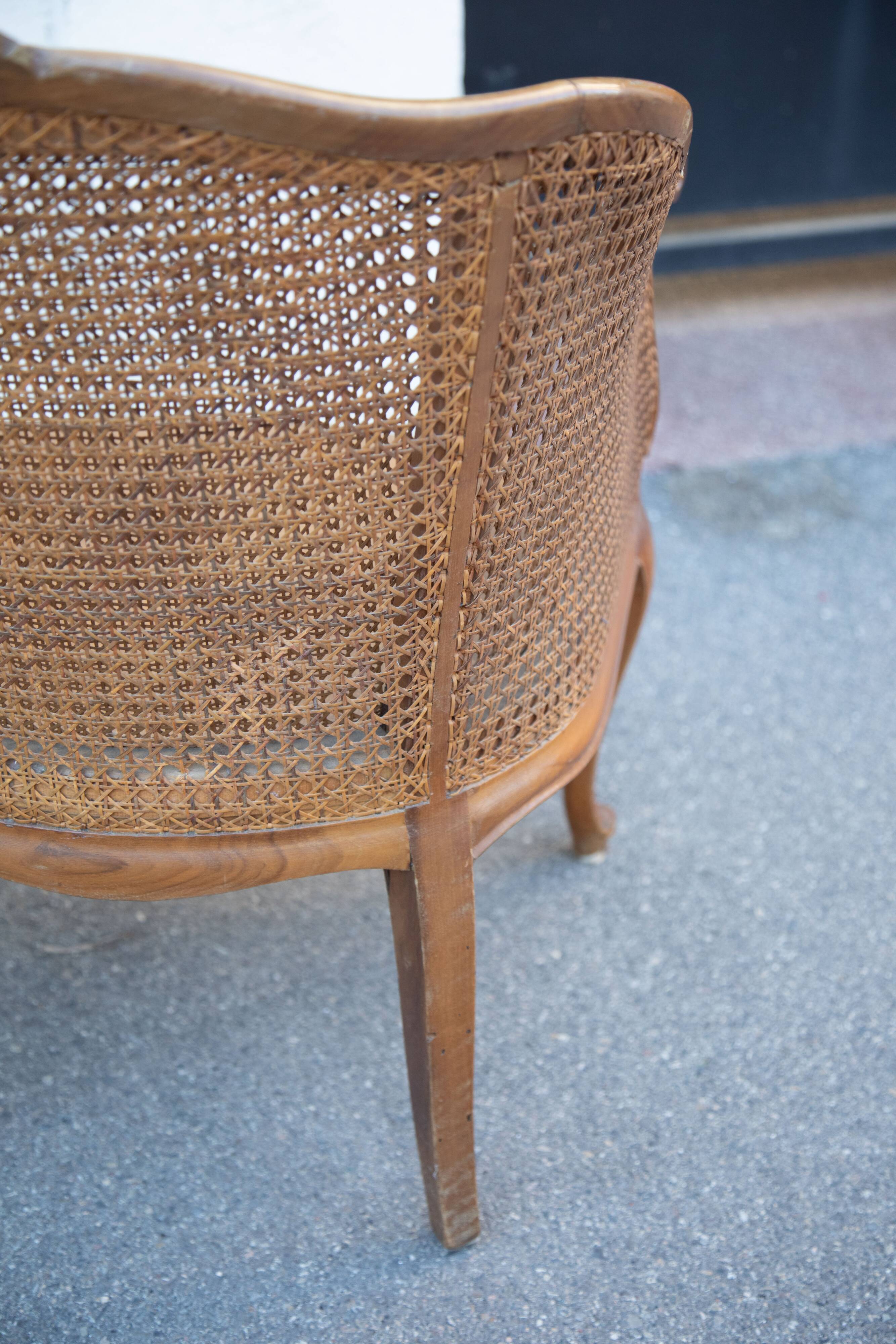 Pair of cannés convertible armchairs