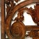 Decorative panel in carved oak wood 19th century