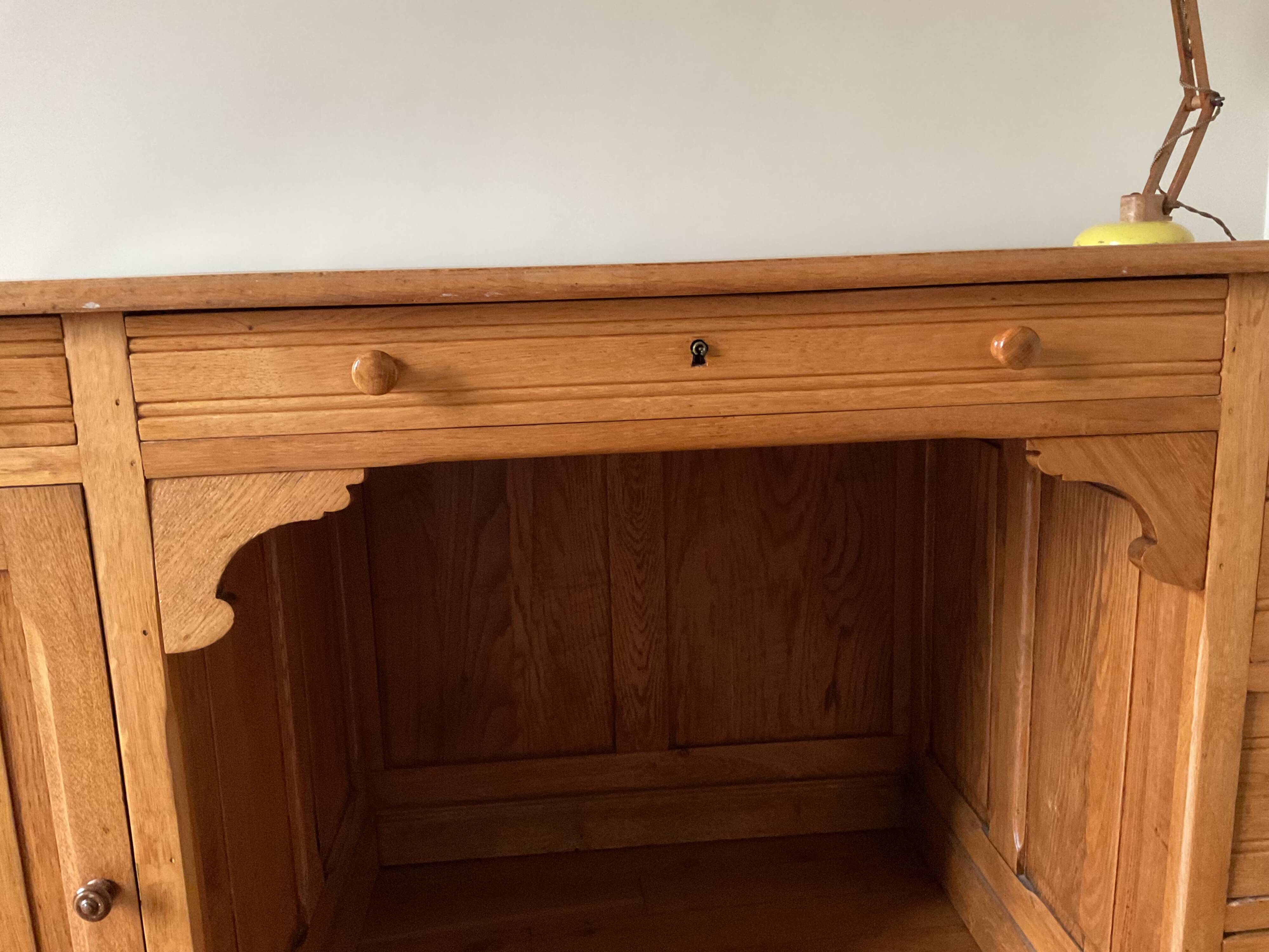 Antique oak desk