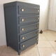 anthracite grey vintage dresser
