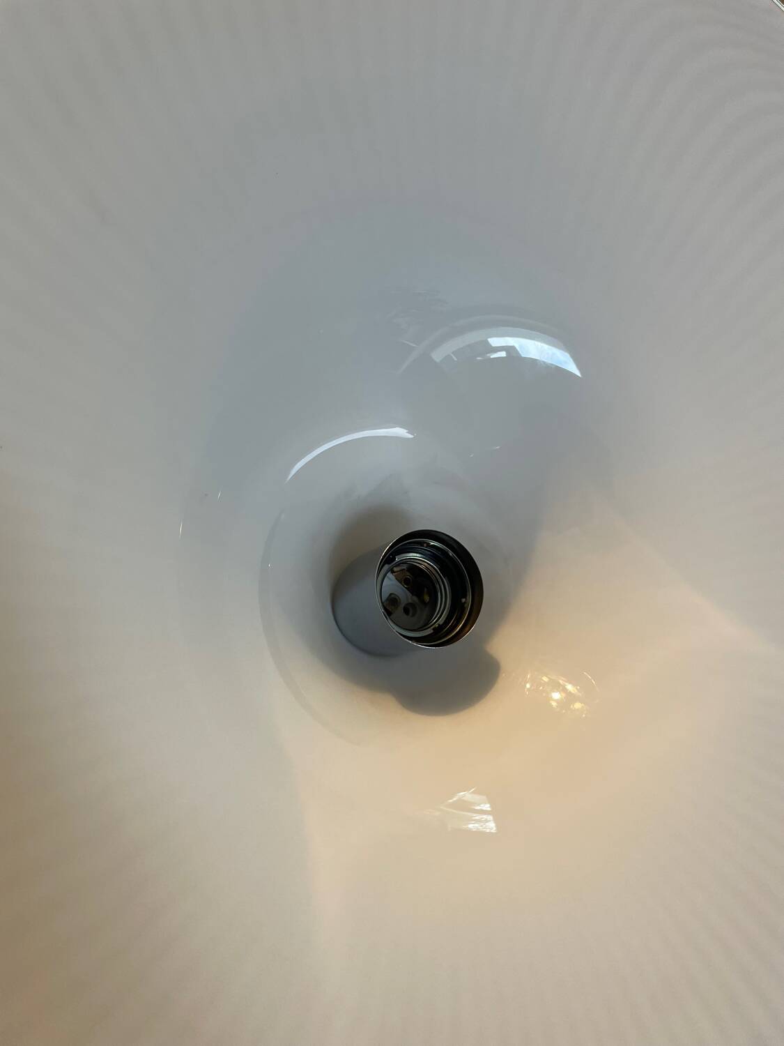 Suspension swirl et filigrane Murano