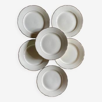 Villeroy and Boch ivory gilt plates