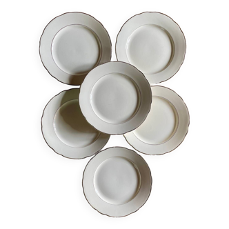 Villeroy and Boch ivory gilt plates