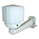 Antique wall light, porcelain and opaline glass, Art Deco period