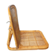 Chaise de plage vintage en osier