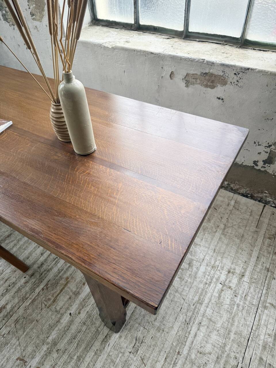 Table de ferme XL en chêne massif
