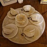 Onyx stone coffee set