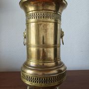 Vintage brass umbrella stand